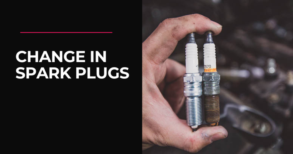 Changing the color of spark plugs